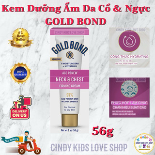 Kem dưỡng ẩm cổ & ngực gold bond 56g