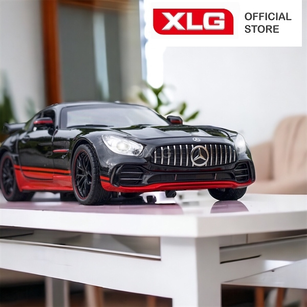 Mô hình xe thể thao Mercedes Benz AMG GTR 1:24 cao cấp bằng hợp kim