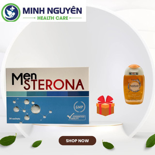 Mensterona hỗ trợ sức khoẻ nam giới . Hộp 30 gói, tặng femfresh cam 150ml