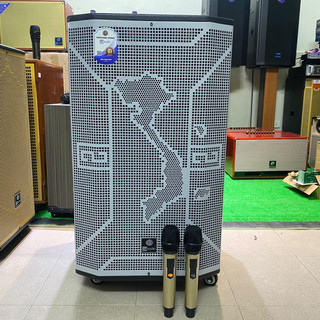 Loa kéo Bass 40 Vỏ Gỗ 3 đường tiếng Cao Cấp, Tặng 2 micro Kim Loại hát Karaoke rất ấm | Bảo hành 12 tháng