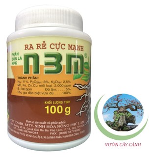 N3m - phân bón lá npk - ra rễ cực mạnh - #327a# 100g