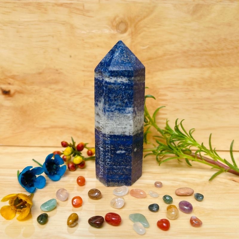 Trụ mini Lapis Lazuli tự nhiên