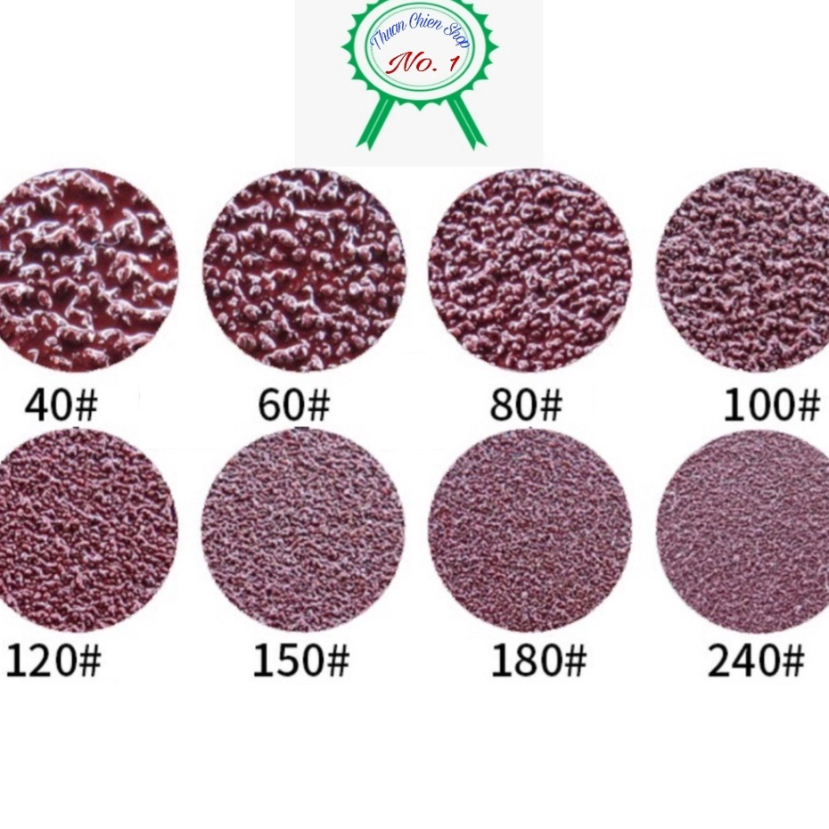 GIẤY CHÀ NHÁM NỈ DÍNH ĐẾ TRÒN 4INCHES 10CM