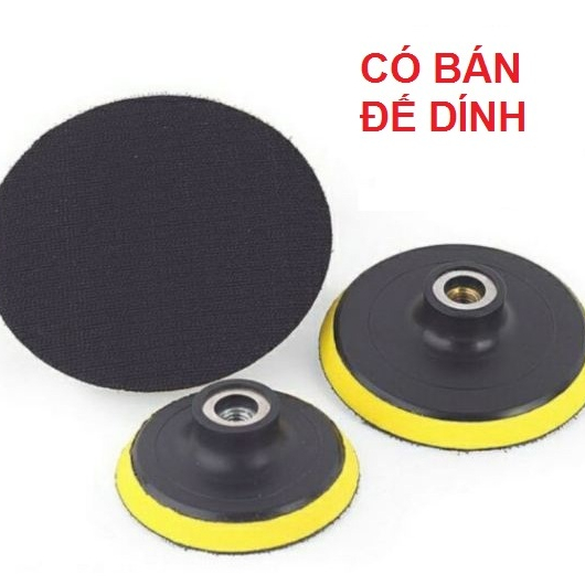 GIẤY CHÀ NHÁM NỈ DÍNH ĐẾ TRÒN 4INCHES 10CM