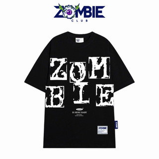 Áo thun Zombie Club x PAMIN Ice Block vải thun cotton cao cấp định lượng 250gsm ZB001