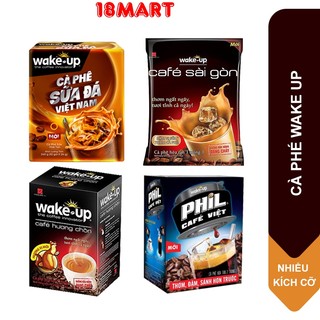 Cà phê wake up sài gòn / sữa đá việt nam / 3 trong 1 hương chồn / phil cafe viet