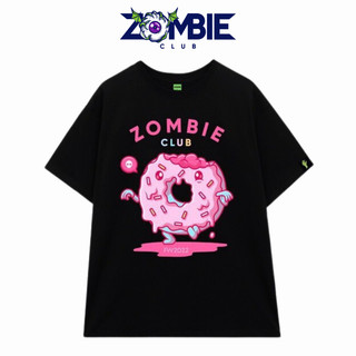 Áo thun Zombie Club x PAMIN Cute Donut vải thun cotton cao cấp định lượng 250gsm ZB007