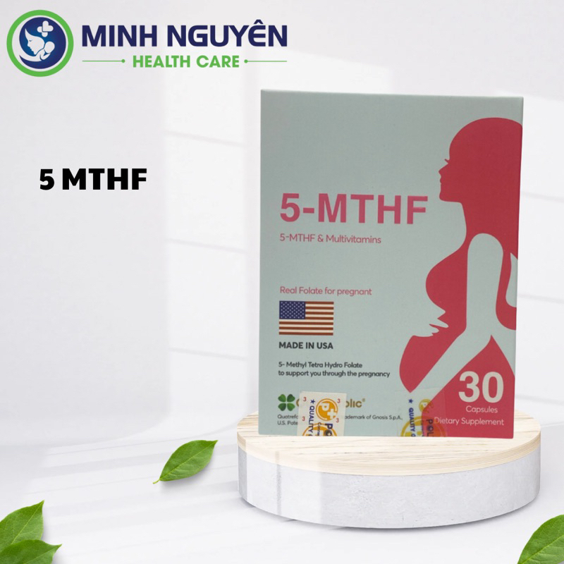 5- MTHF hỗ trợ sinh sản, tăng khả năng thụ thai Viên uống bổ trứng, giảm nguy cơ sinh non hộp 30v - DNC10