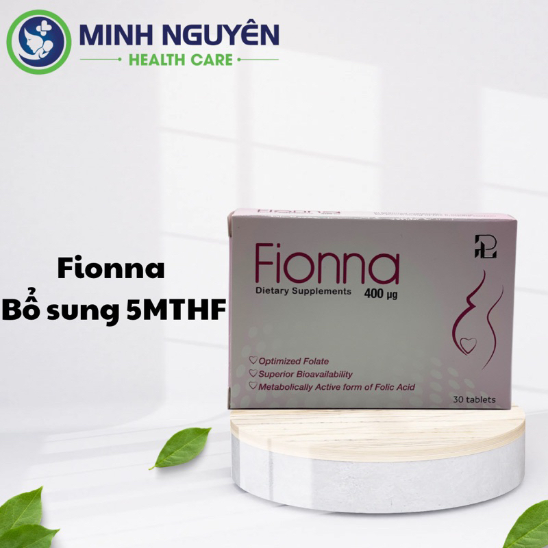 Fionna (5- MTHF) - Viên Uống Bổ Sung Acid Folic Từ Châu Âu | Ngăn Ngừa Sảy Thai, Lưu Thai Lặp Lại