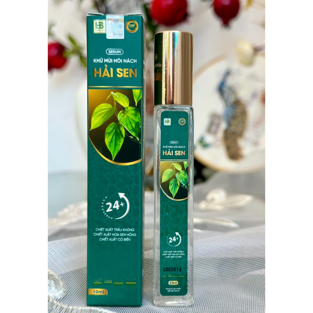 Xịt Khử Mùi Hôi Nách Hôi Chân Hải Sen 30ml - Khử Mùi Hôi Cơ Thể Gia Đình Hải Sen Giảm Tiết Mồ Hôi, Khô Thoáng 30ml