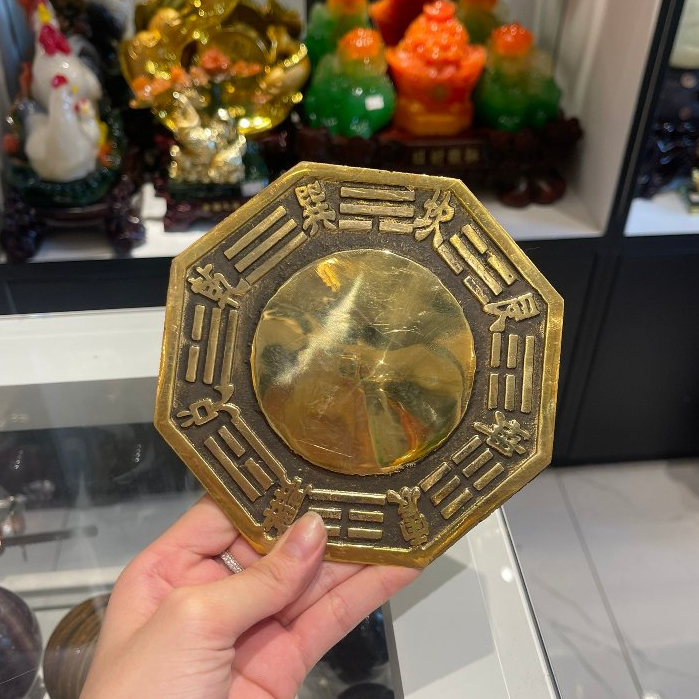 Bát quái đồng lồi lớn, Bát quái phong thủy D227