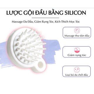 [QUÀ TẶNG] Lược gội đầu, massage da đầu, chống rối tóc