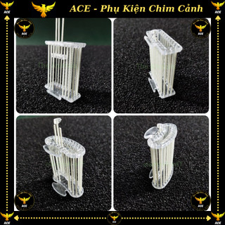 Rọ cào cào, rọ mica nhỏ - trung cào cào chào mào, rọ dế, rọ dế mica trung - nhỏ cho chim chào mào - ACE - Phụ Kiện Chim