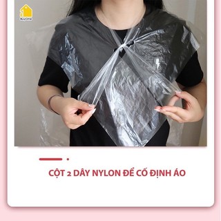 Áo choàng nhuộm tóc nilon sử dụng 1 lần tiện lợi