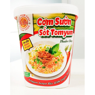 Cơm Sườn Sốt Tomyum thuần chay Âu Lạc