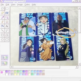 Card Conan chính hãng Tàu ngầm sắt màu đen