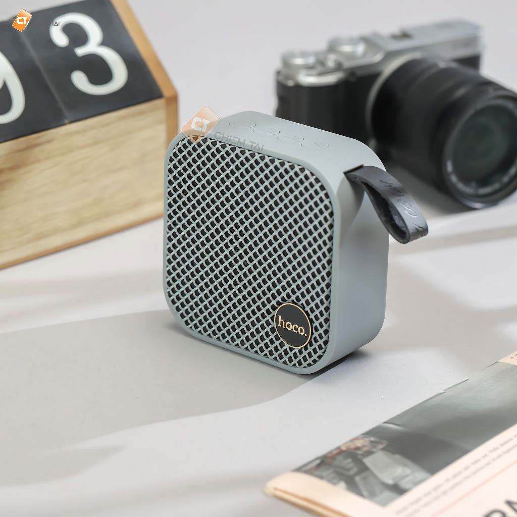Loa bluetooth Hoco HC22, loa nghe nhạc mini để bàn hỗ trợ khe cắm thẻ nhớ, usb, âm thanh vòm 3D. | BigBuy360 - bigbuy360.vn