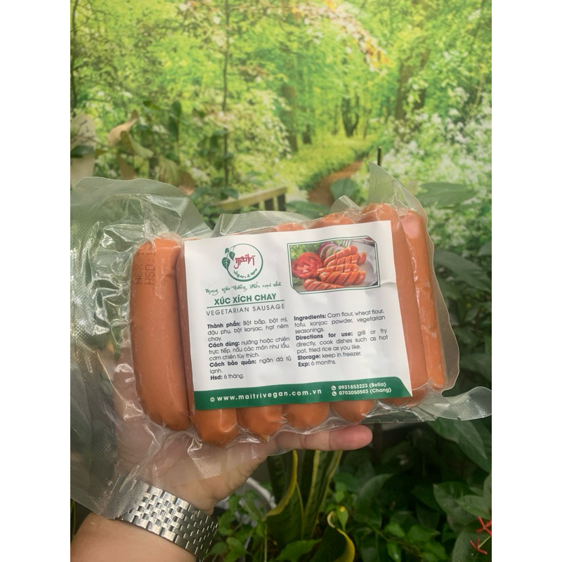 Combo 5 gói xúc xích Chay 500g