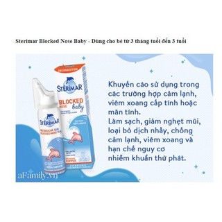 Dung dịch xịt mũi cá heo Stérimar