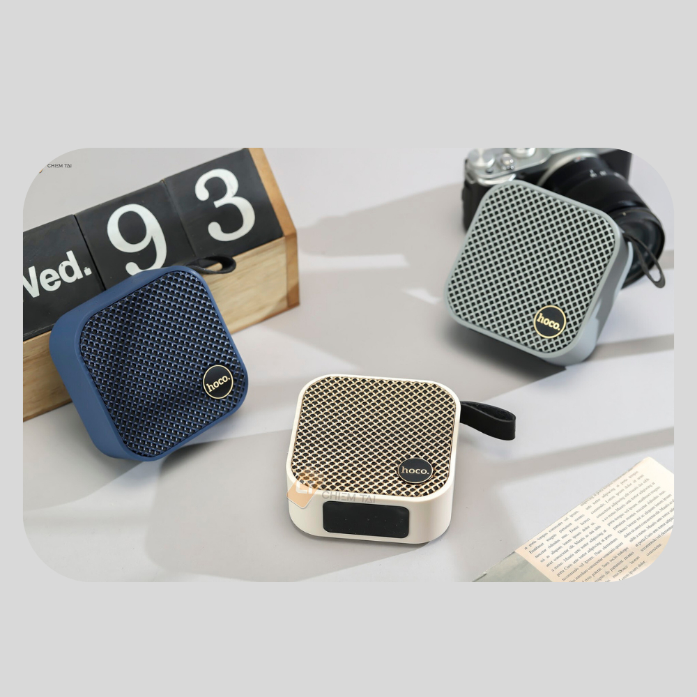 Loa bluetooth Hoco HC22, loa nghe nhạc mini để bàn hỗ trợ khe cắm thẻ nhớ, usb, âm thanh vòm 3D. | BigBuy360 - bigbuy360.vn