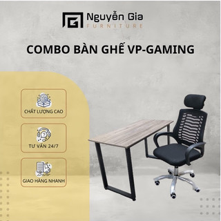 Bàn làm việc chân U lắp ráp sẵn hàng