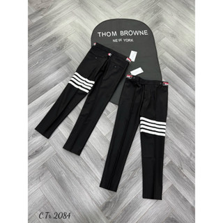 [Hight Quality] - Quần Âu - Quần Âu Thom Đen Check Vạch 4 Bar Viền Vải Tinh Tế - Hàng Cao Cấp Chuẩn Loại 1 QC