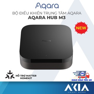 Bộ điều khiển trung tâm aqara hub m3, cấu hình mạnh, bộ nhớ emmc 8gb, cấp nguồn poe, matter, homekit