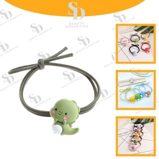 Dây thun cột tóc mẫu khủng long con sd7 - chun buộc tóc - thun buộc tóc