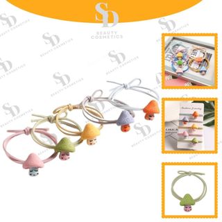 Dây thun cột tóc mẫu nấm sd10 - chun buộc tóc - thun buộc tóc