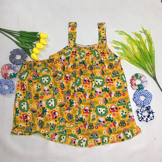 Đồ bộ đùi 2 dây Lanh (Tole) Size 1 (Từ 40kg-50kg).