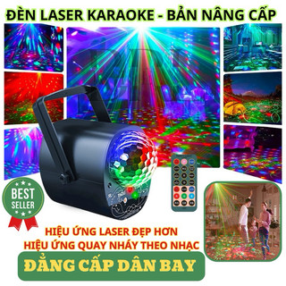 Đèn laser karaoke nháy theo nhạc , đèn led xoay trang trí quán bar, karaoke, trang trí nhà cửa