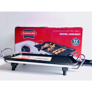 Bếp Nướng Điện Sunhouse và MAKITA không Khói tự ngắt điện an toàn Chống Dính Siêu Bền Tiện Lợi