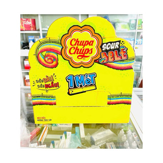 Hộp 12 dây kẹo dẻo hương trái cây chupa chups 1 mét