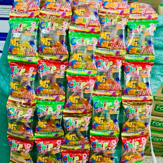 Dây 10 gói kẹo jelly chip hải hà gói 16g