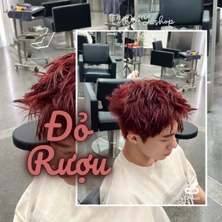 Thuốc Nhuộm Tóc Màu ĐỎ RƯỢU Nam Không Tẩy | Tudayhair, Tudayhairs