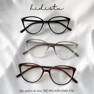 Kính mắt mèo GỌNG TRÒN NHỎ. Phù hợp dáng mặt trung bình, vừa, nhỏ (KÈM BỘ PHỤ KIỆN 39K)