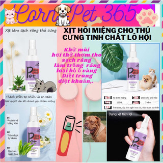 Xịt hôi mồm cho chó mèo 120ml