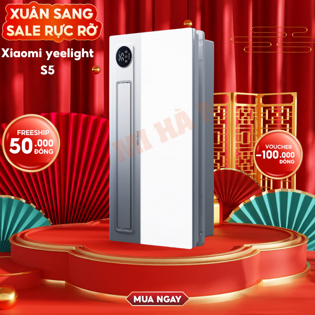 Yeelight S5: Đèn Sưởi Âm Trần Khử Trùng, Sưởi Ấm Toàn Diện