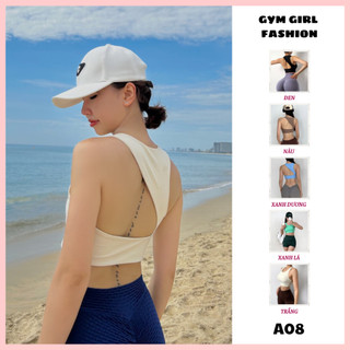 Áo bra a08 : bra thể thao kiểu âu mỹ ins tôn lưng chống sốc cho nữ