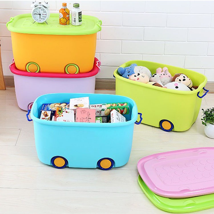 Thùng đựng đồ chơi có bánh xe loại to cho bé yêu hàng cao cấp.