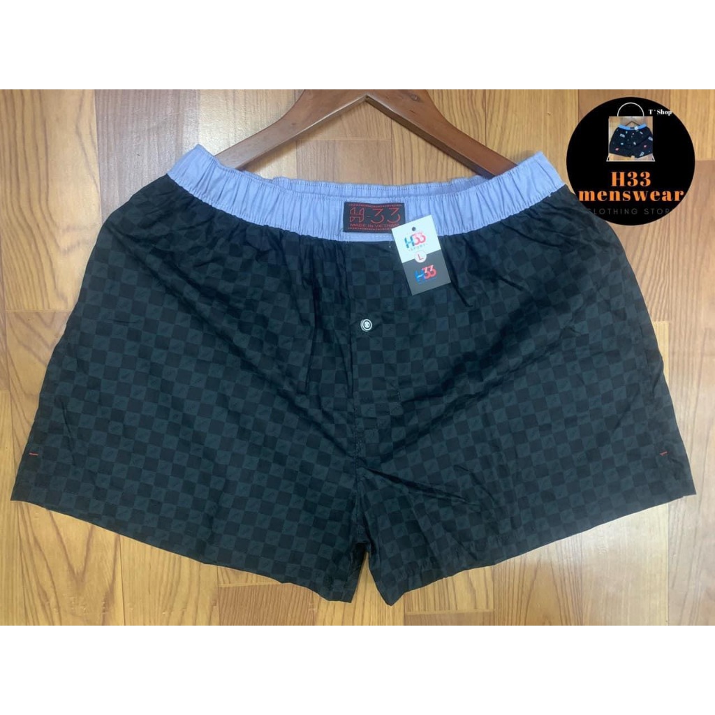 Quần đùi nam H33 phong cách đơn giản hướng nội