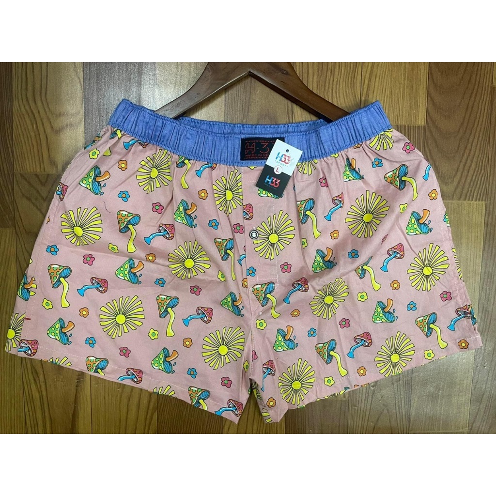 Quần đùi cotton lưng thun có túi H33 Unisex