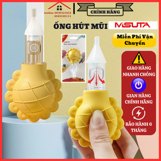 Dụng cụ hút mũi cho bé MISUTA, Ống hút dịch mũi cho bé chóng trào ngược, Hút mũi cho trẻ