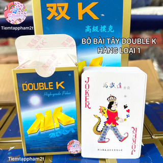 10 bộ bài tây giấy double k bài 52 lá giấy đẹp xịn đồ chơi giải trí xả stress tiến lên hình thật shop chụp 100%