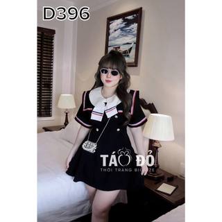 Đầm thiết kế bigsize nơ viền dáng ngắn d396 🍎🍎🍎