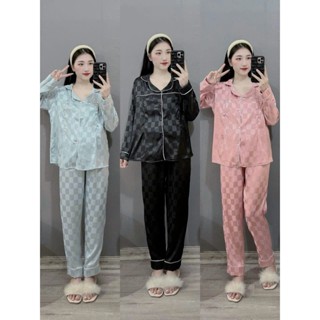 Đủ size từ 45-90kgBộ đồ bầu và sau sinh bigsize dáng Pijama chất lụa gấm