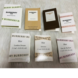   CÓ BILL US  Sample mẫu thử Vial nước hoa Burberry Her Edp Hero  Blossom London Dream  1.5ml  chính hãng 