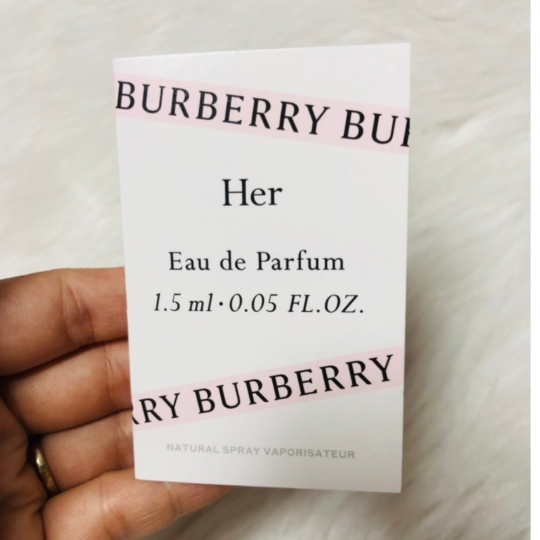 [AUTH 1000%] Vial Sample chính hãng nước hoa Burberry Her Edp 1.5ml