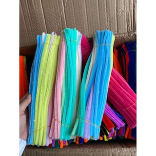 Bó 100 sợi kẽm nhung mix màu theo yêu cầu làm đồ thủ công handmade, diy, hoa kẽm nhung