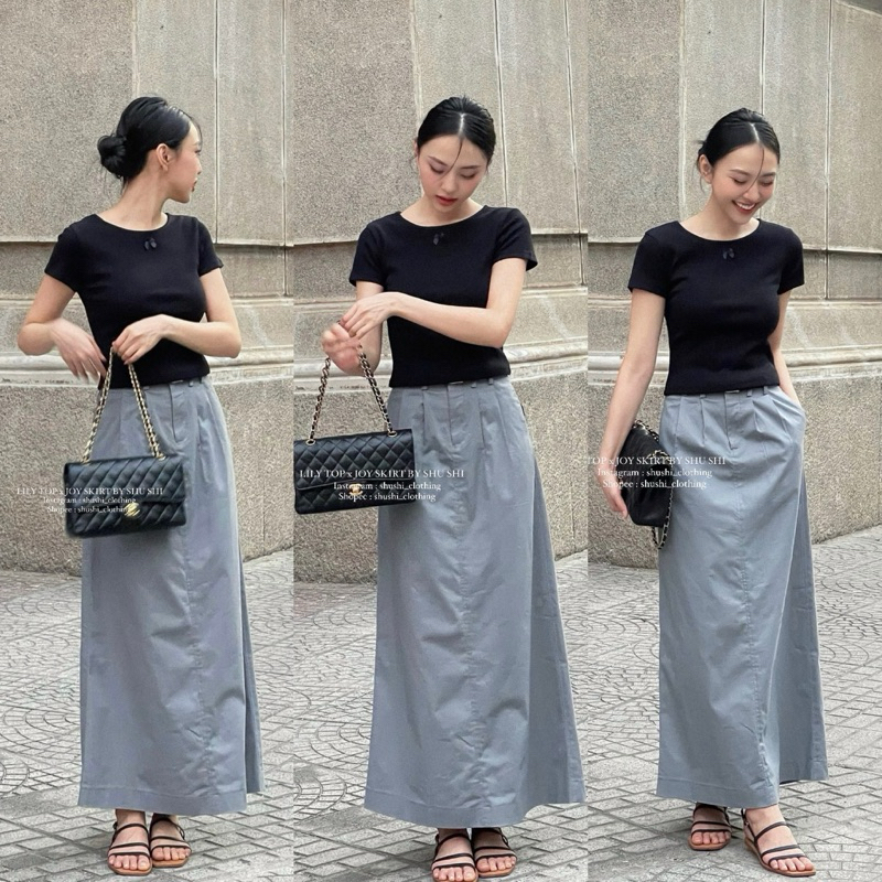 𝐉𝐨𝐲 𝐒𝐤𝐢𝐫𝐭 - Chân Váy Kaki